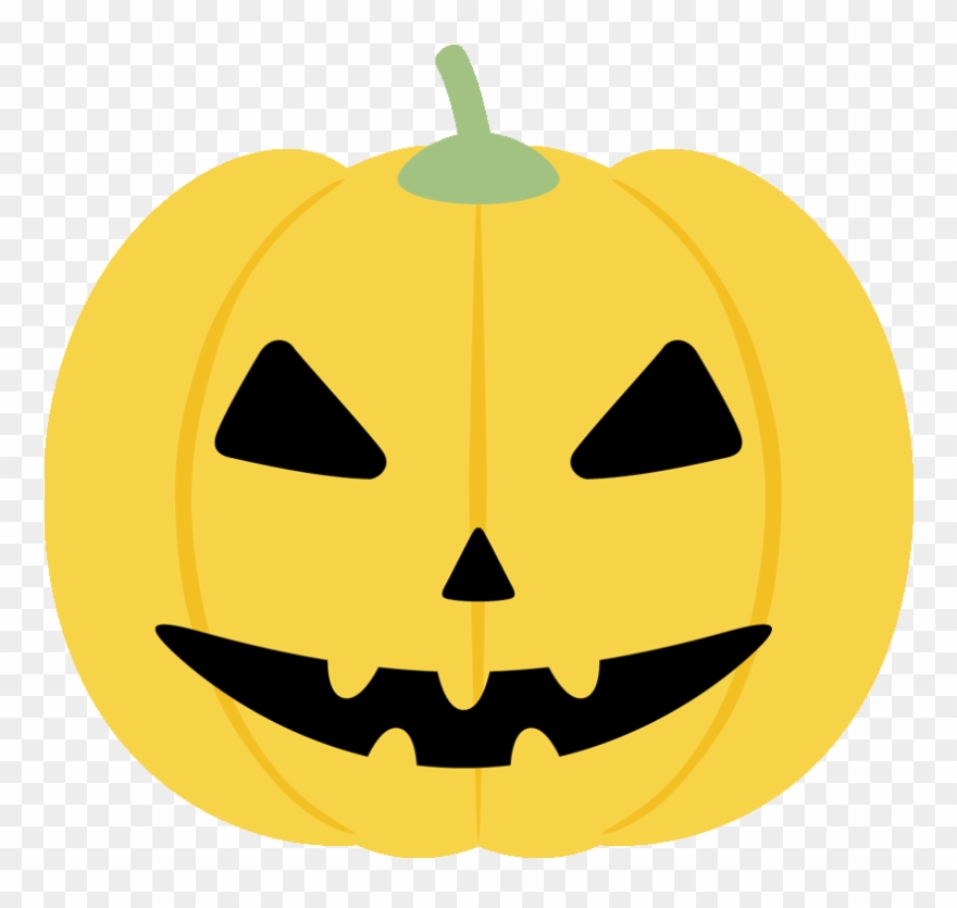 514 カボチャちょうちん／jack O' Lantern Clipart