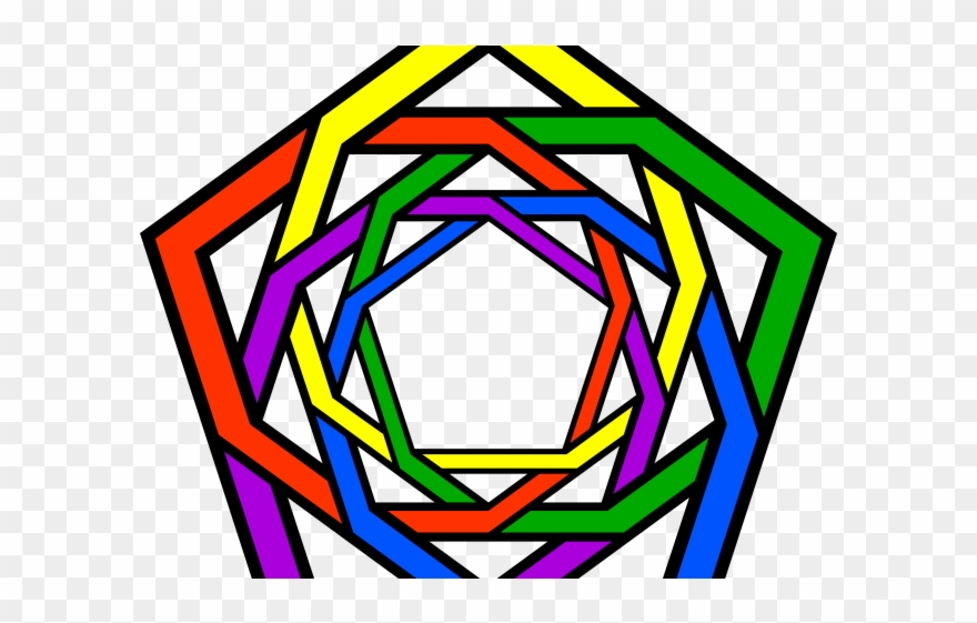 Pentagon Clipart Purple - Png Download