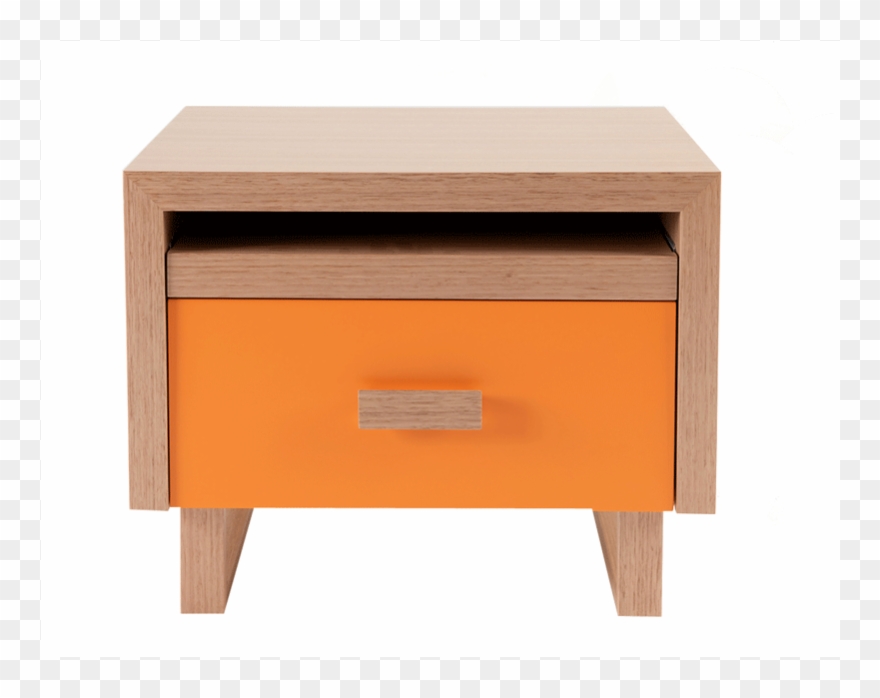 Br401 Hove Bedside With Pull Out Drawer Clipart