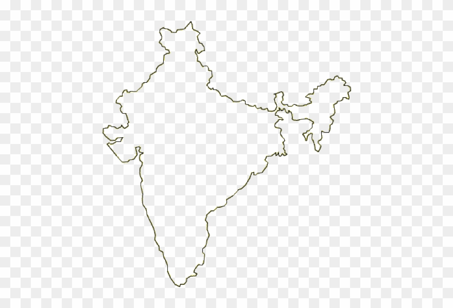 Clipart Maps Of India - Png Download