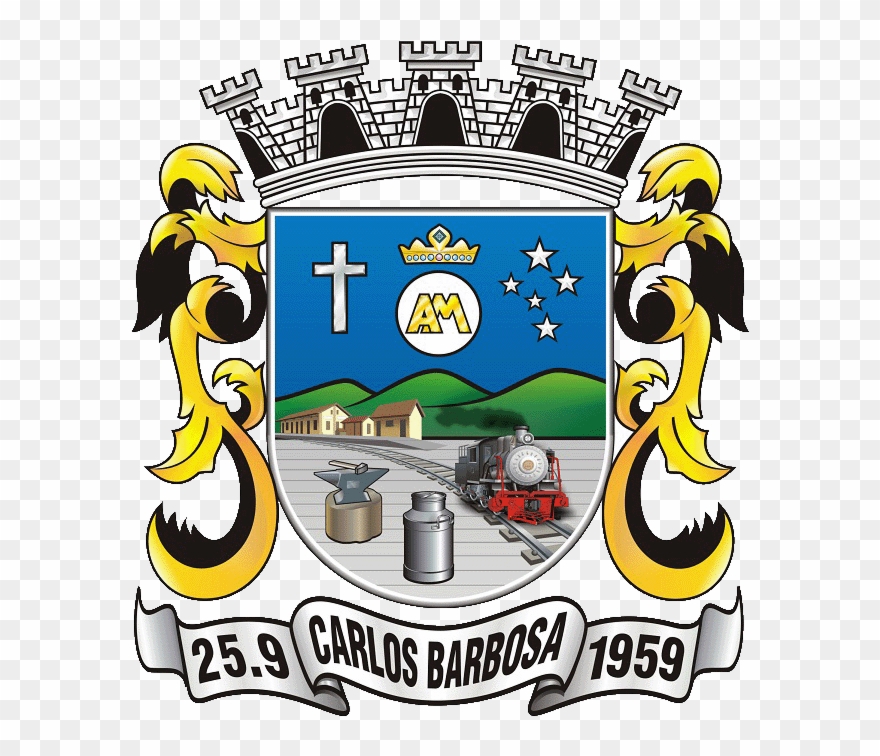 The Coat Of Arms Of Carlos Barbosa Was Renewed In 2010 Clipart