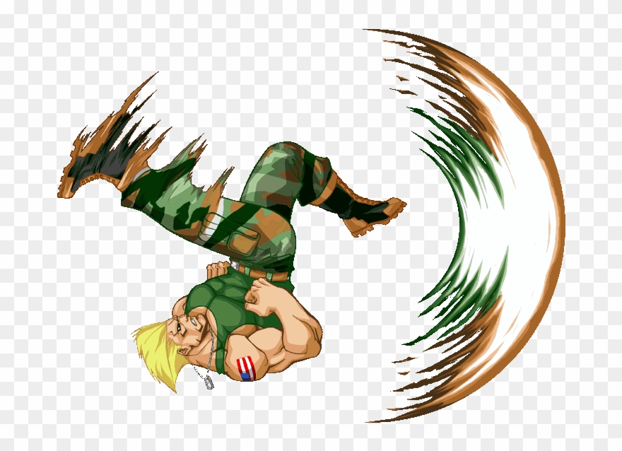 Street Fighter Karate Kick Ko Clipart