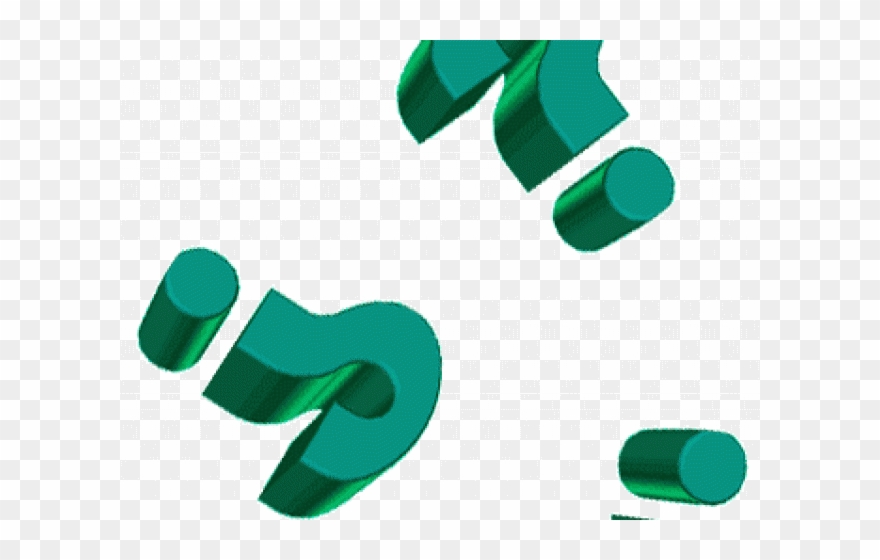 Question Mark Clipart Teal - Png Download