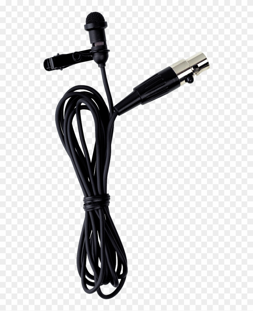 Cardioid Condenser Lavalier Microphone Clipart