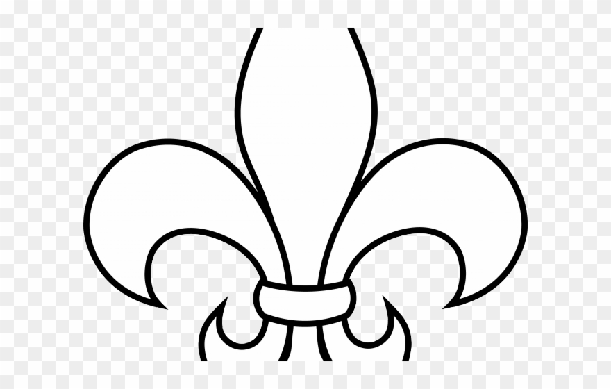 Whit Clipart Fleur De Lis - Png Download