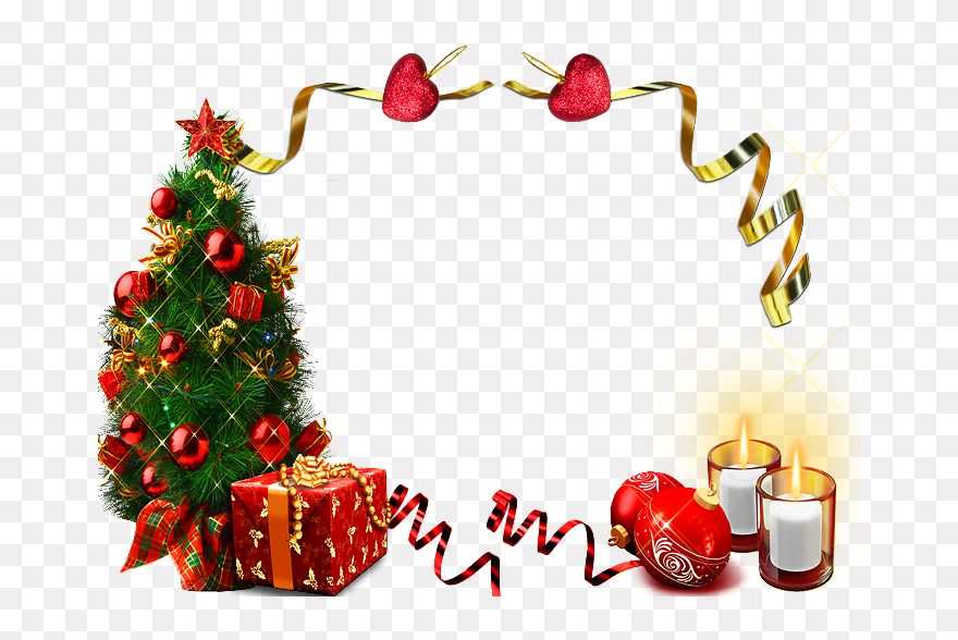 Tube Cadre De Noel Page Clipart