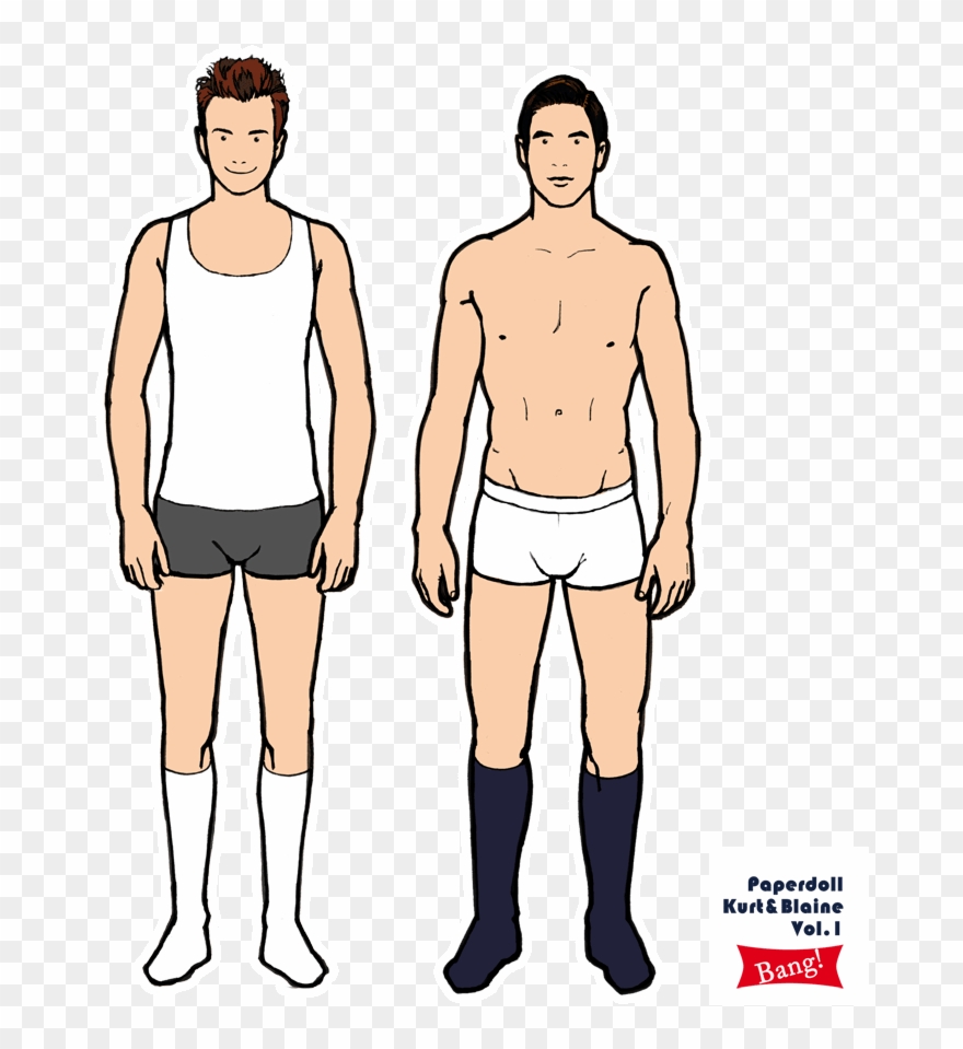 Paper Doll Man Clipart