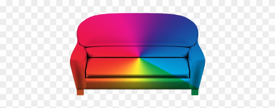 Rainbow Couch Logo Clipart