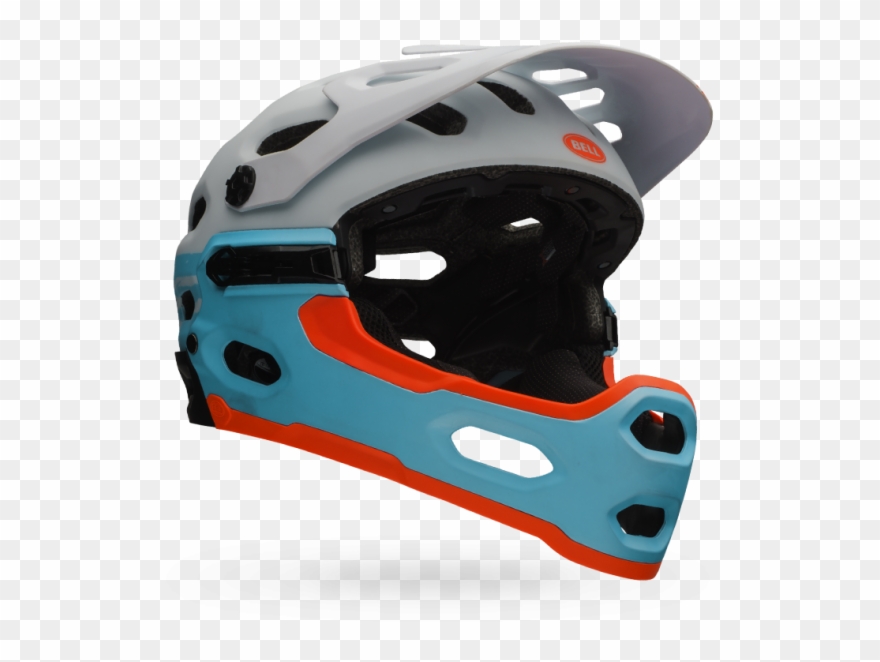 Bell Super 2r Mips Full Face Mtb Womens Helmet White/glacier Clipart