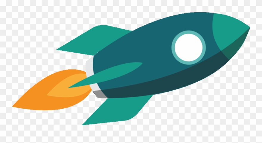 Rocket In Flight Clipart