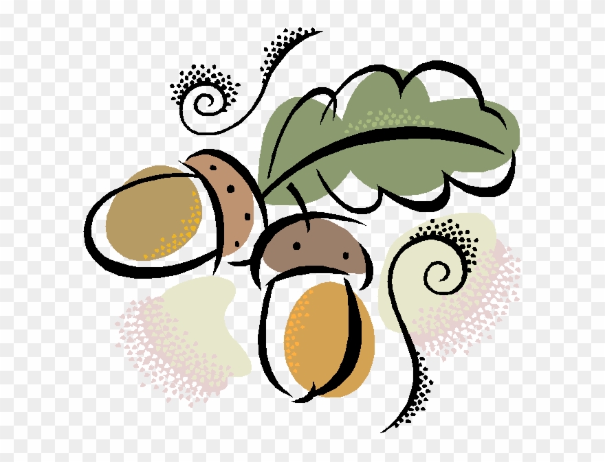 Pumpkin & Acorn Clipart