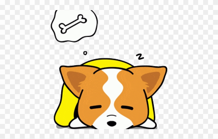 Cartoon Sleeping Dog Clipart