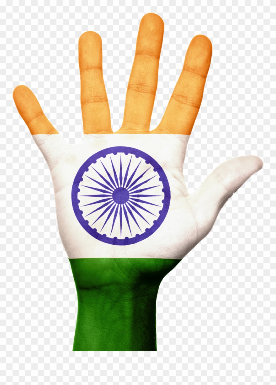 India Flag Hand Asian National Png Image Clipart