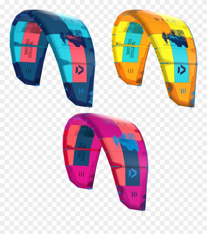 Dice Duotone Kite 2019 Kitesurfing Clipart