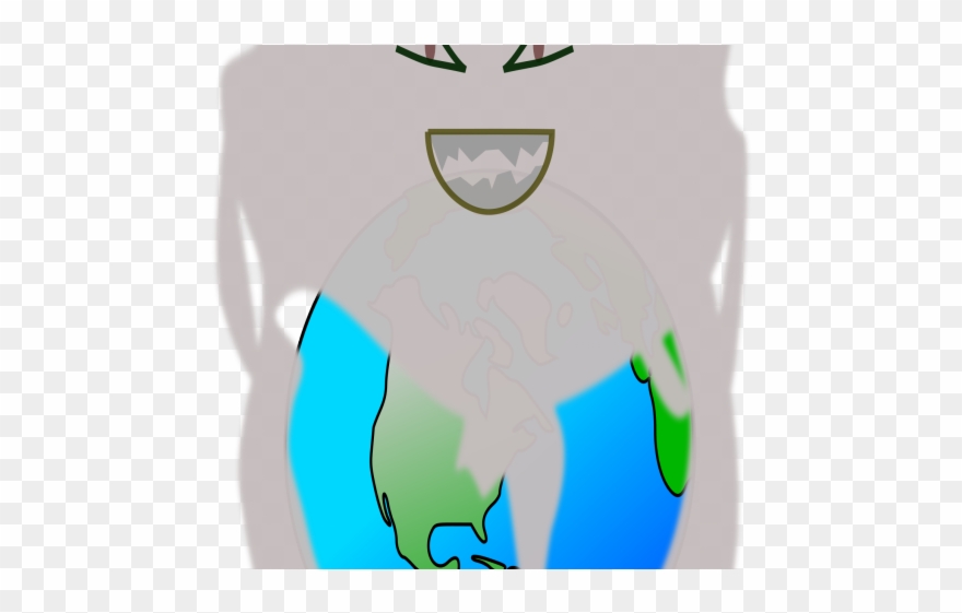 Earth Clipart Pollution - Png Download