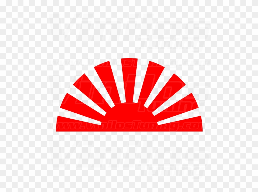 Japan Rising Sun Vinilostuning Jpg Sun Japan Clipart