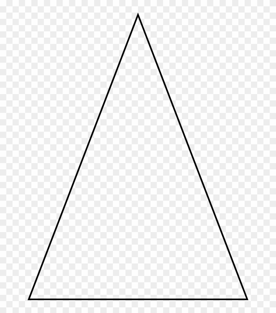 The Third Type Of Triangle Is An Isosceles Triangle Clipart