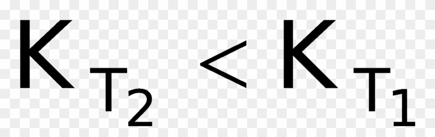 That Is, The Equilibrium Constant At The Higher Temperature Clipart