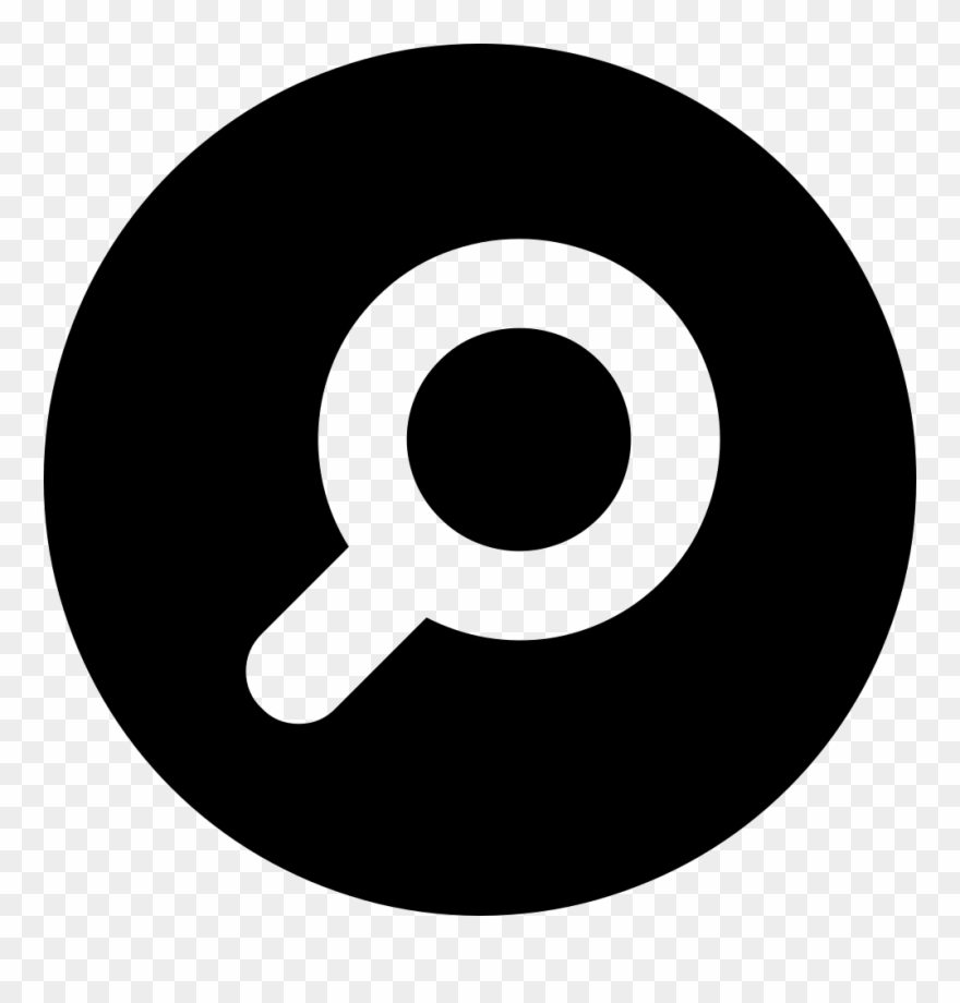 White Magnifying Glass Icon Png Clipart