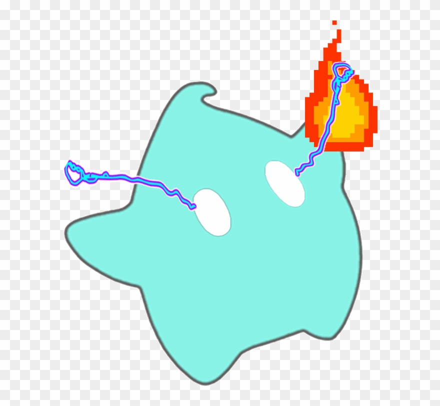 Sticker Other Luma Sorcier Mage Noir Eclair Yeux Blancs Clipart