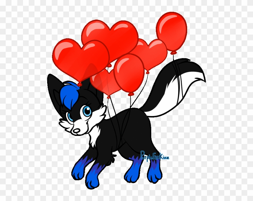 Fox Clipart Valentines Day - Png Download
