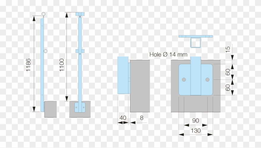 Side Installation - Zoomin Clipart