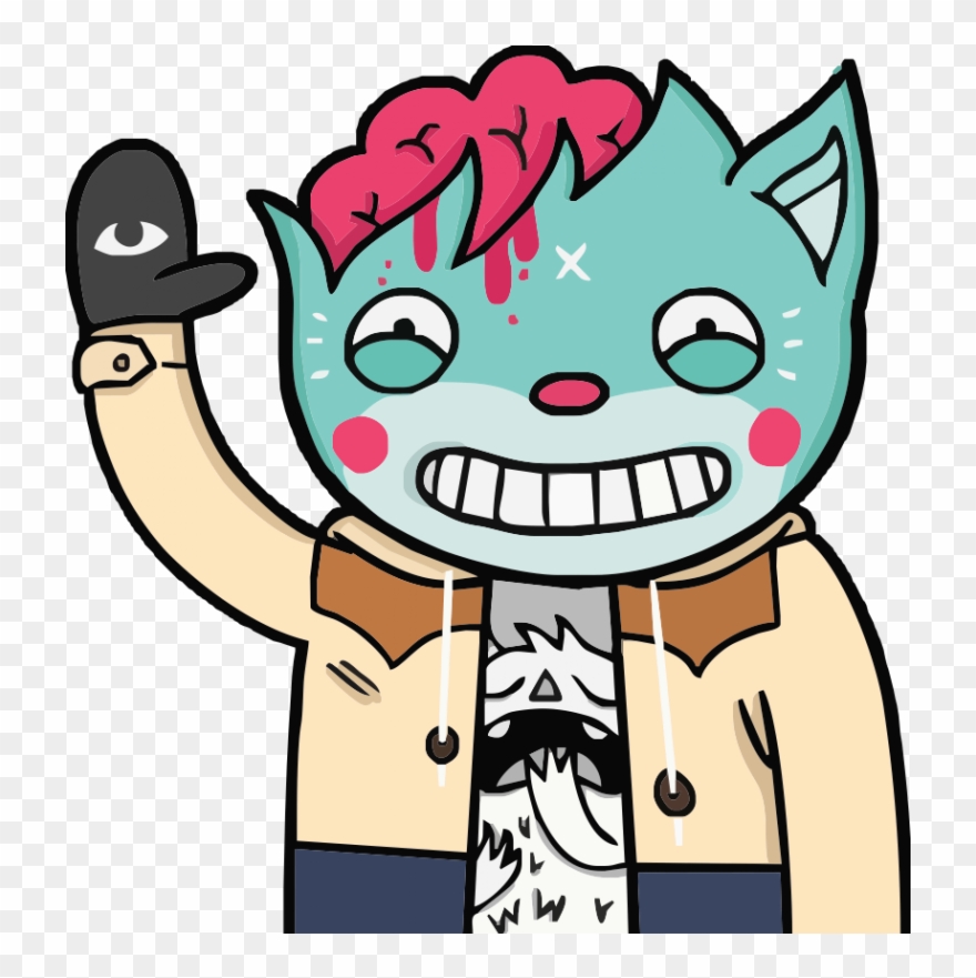 Drop Dead Cat Clipart