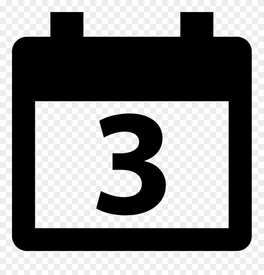 90 Days Calendar Icon Clipart