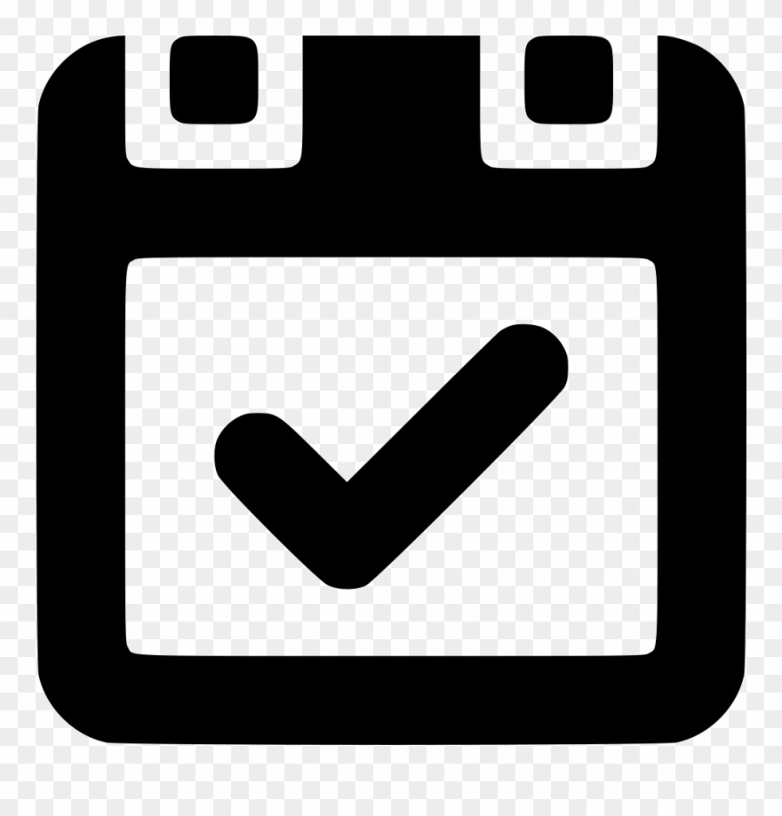 Calendar Date Event Month Todo Check Svg Png Icon Free Clipart