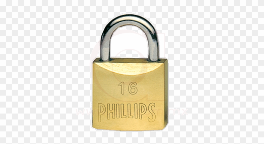 Candado Phillips 16 Gancho Corto Y Largo Clipart