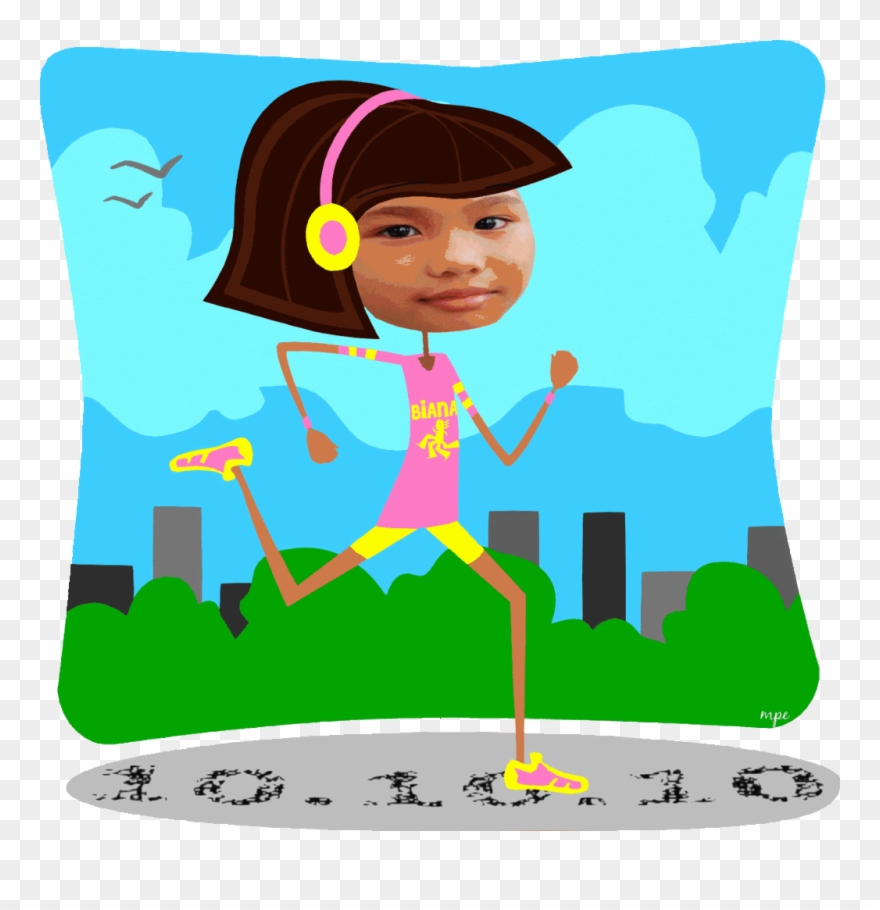 A Run For Pasig River Clipart