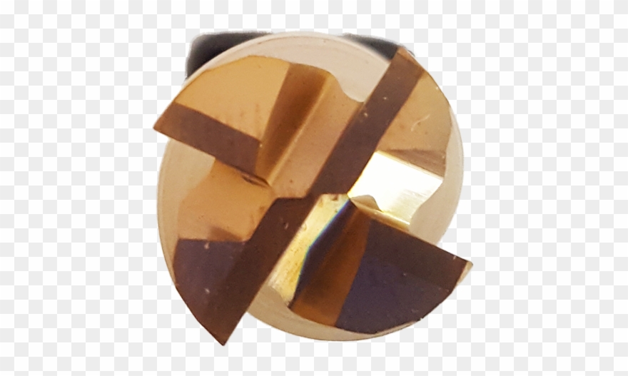 Fresa Metal Duro 4 Cortes Recubrimiento Ach 45-65 Hrc Clipart