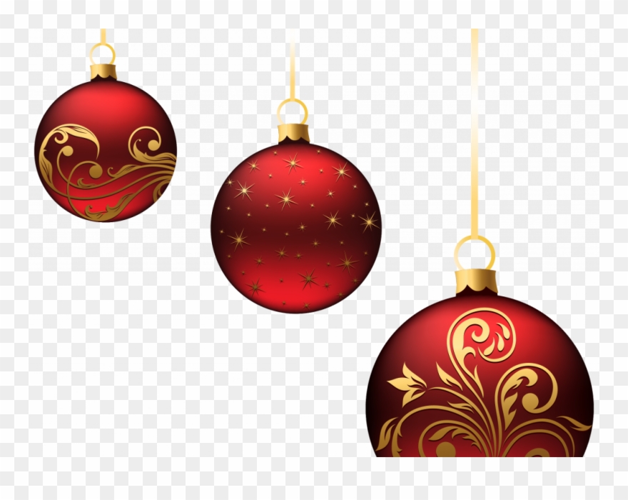 Christmas Tree Decorations Balls Clipart