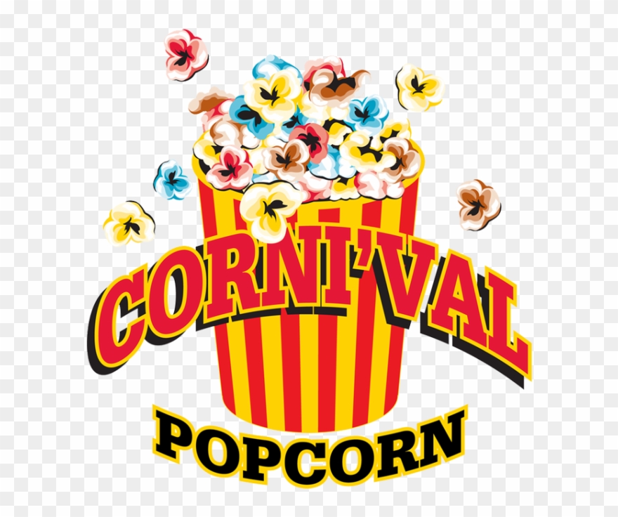 Cornival Popcorn Delivery Clipart