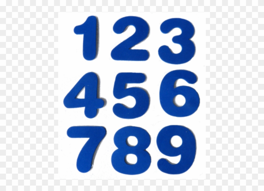 En 3 Colores ) · Goma E.v.a. Letras Y Numeros Autoadhesivos Clipart