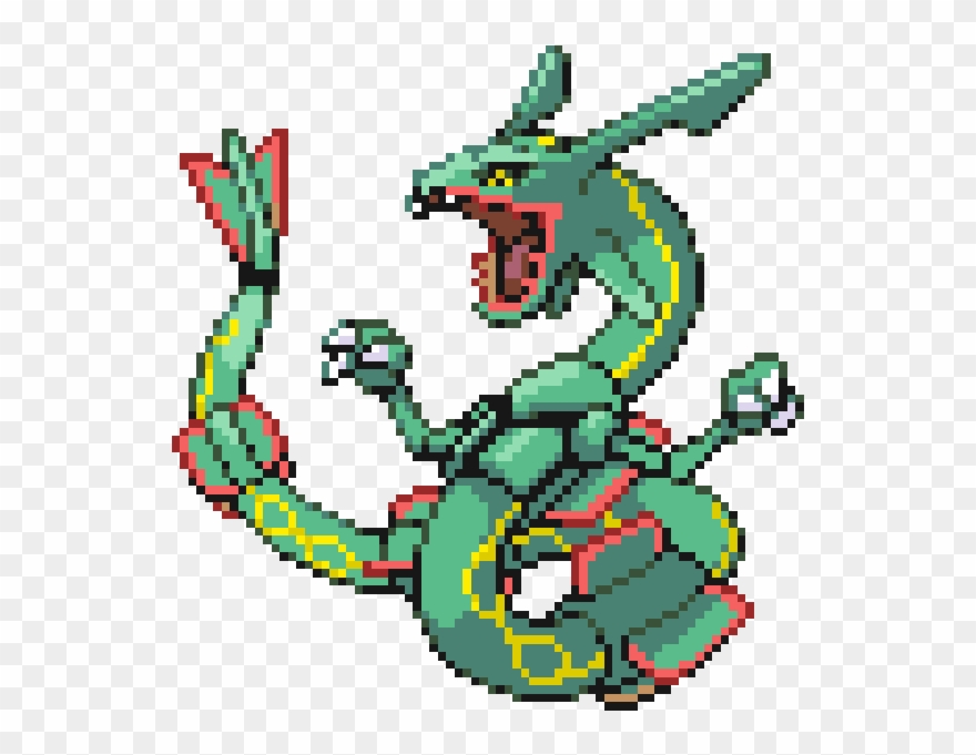 Rayquaza Transparent Pokemon Emerald Clipart