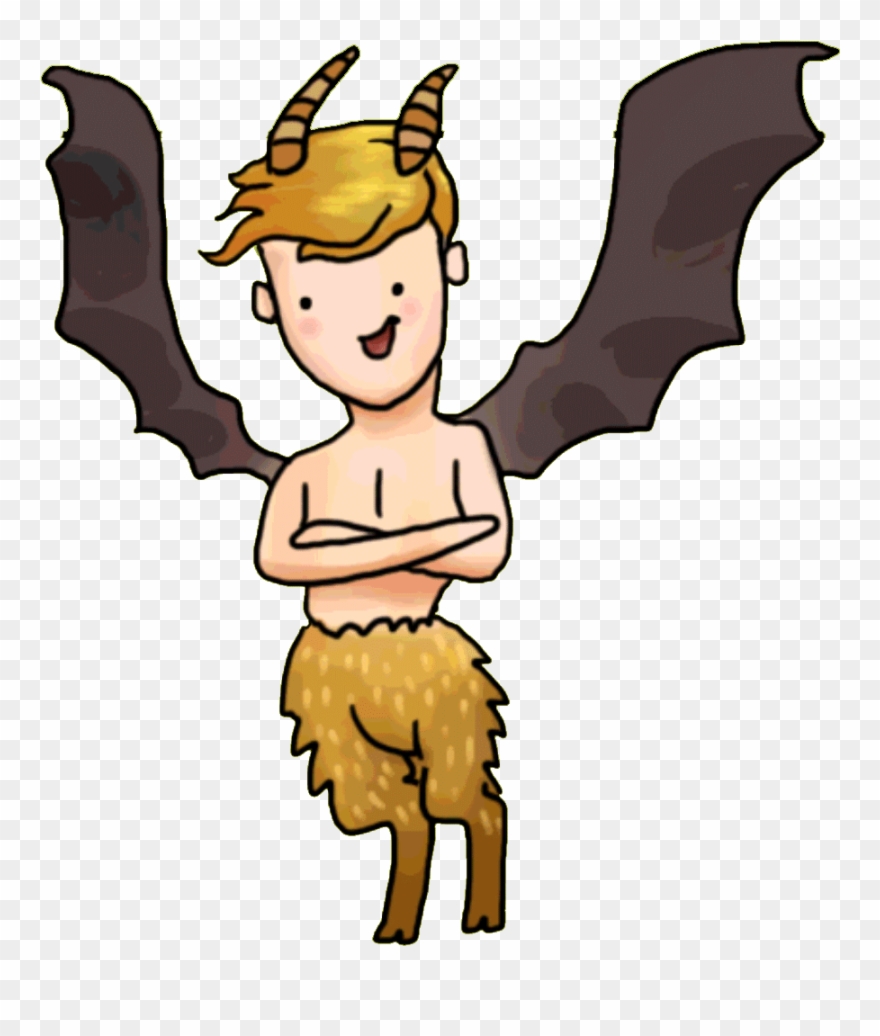 Golden Boy Demon Clipart
