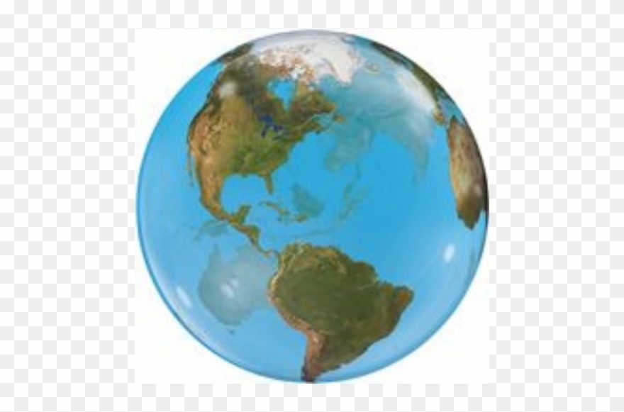Bubble Planet Earth Clipart