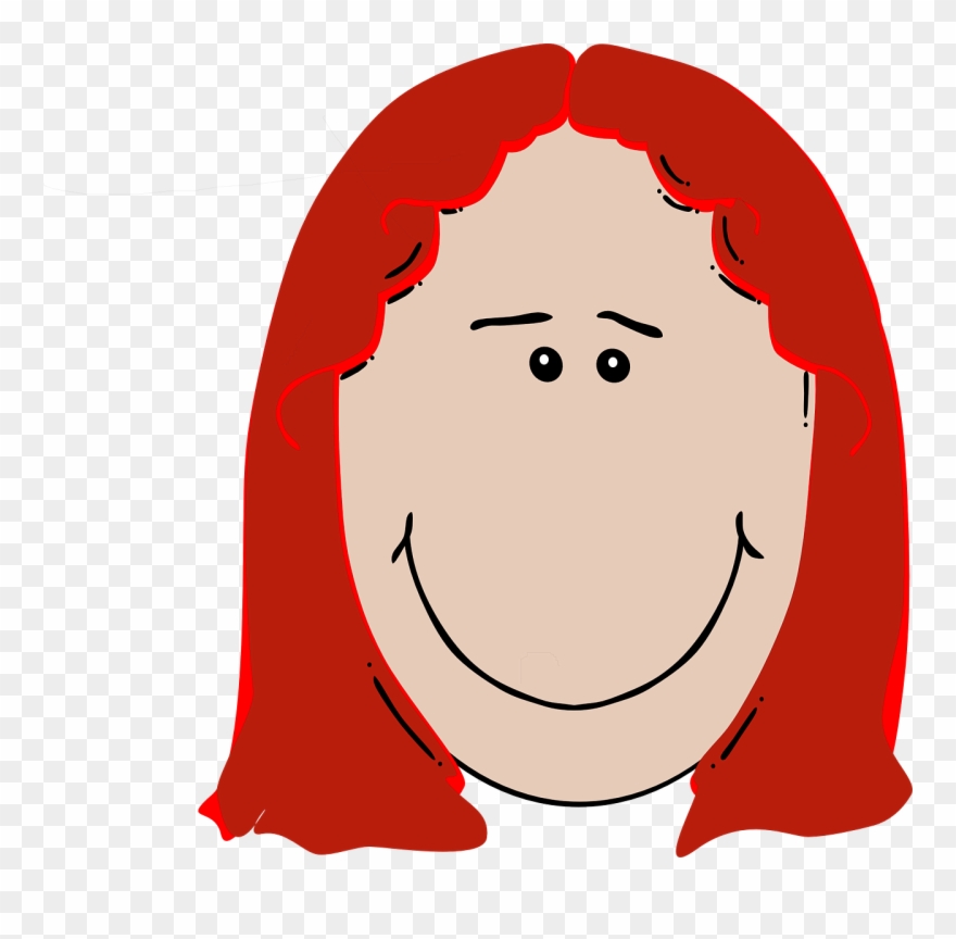 Head Face Smile Hair Girl Png Image Clipart