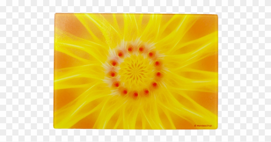 Planche À Découper Mandala De L'optimisme Clipart