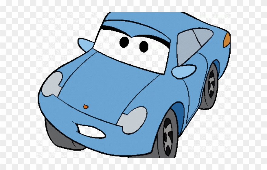 Blue Car Clipart Sally - Png Download