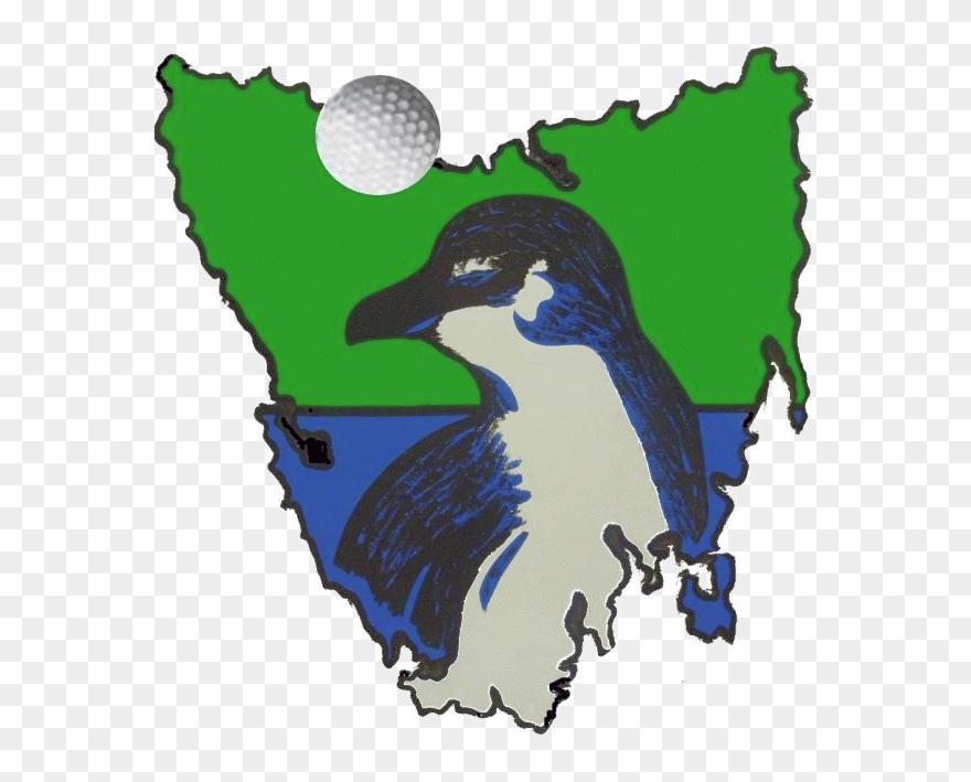 Penguin Golf Club Clipart