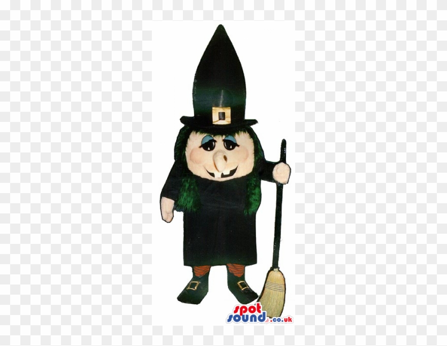 Halloween Witch Mascot With A Clipart