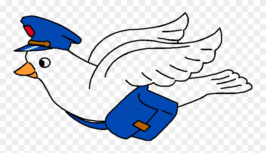 Bird Clipart Mail - Png Download
