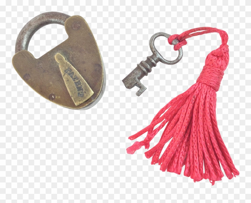 Antique Miniature Brass Lock & Key From Worldrarities Clipart