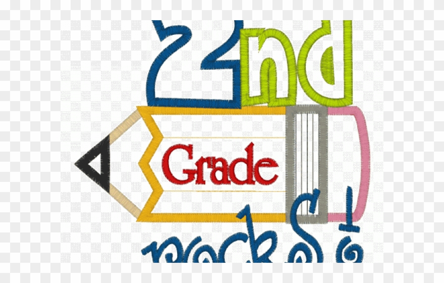 Back To School Clipart Second Grade - Png Download