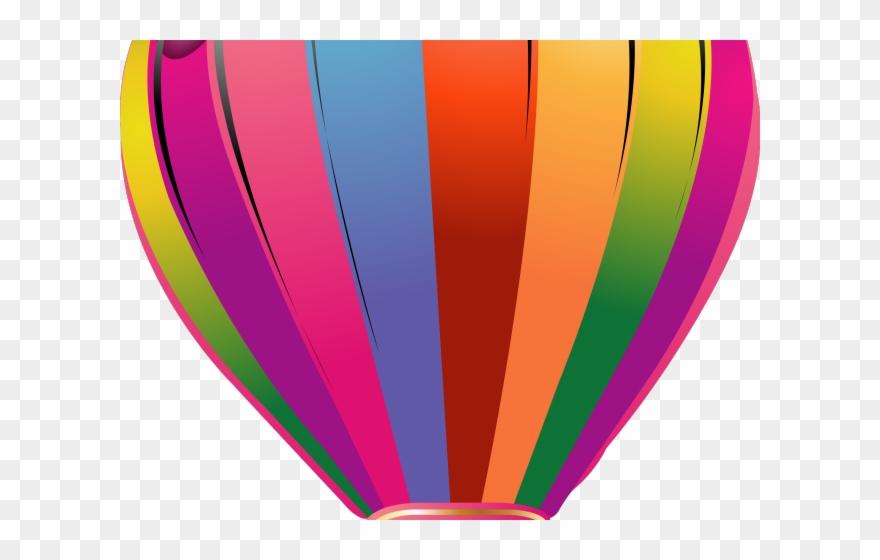 Hot Air Balloon Clipart Balon Udara - Png Download