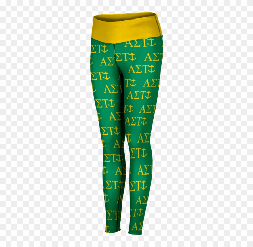Alpha Sigma Tau Heavyweight Leggings Clipart