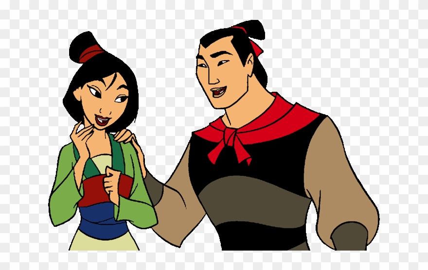Mulan And Shang Clip Art Disney Clip Art Galore - Png Download