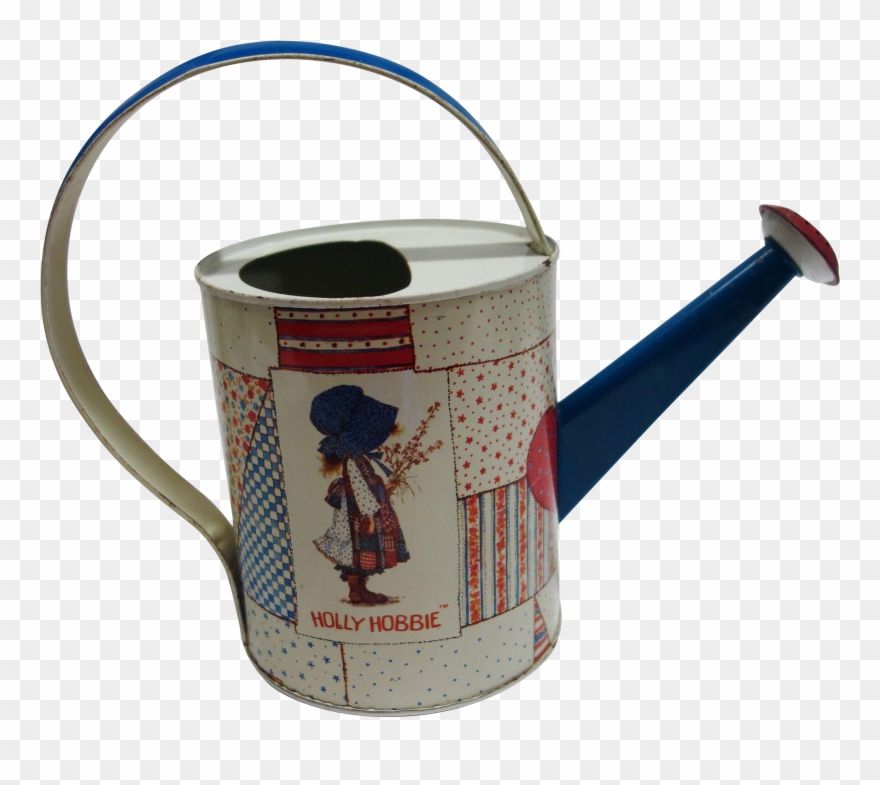 Vintage Holly Hobbie Tin Watering Can By Chein Playthings Clipart